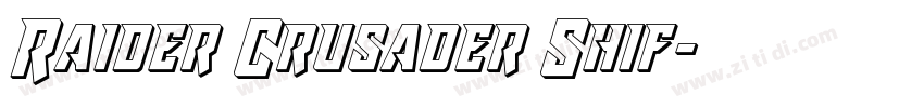 Raider Crusader Shif字体转换